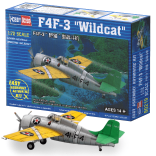 KIT PARA MONTAR HOBBY BOSS AVIÃO CAÇA F4F-3 "WILDCAT" 1/72 HBS ZF-80219